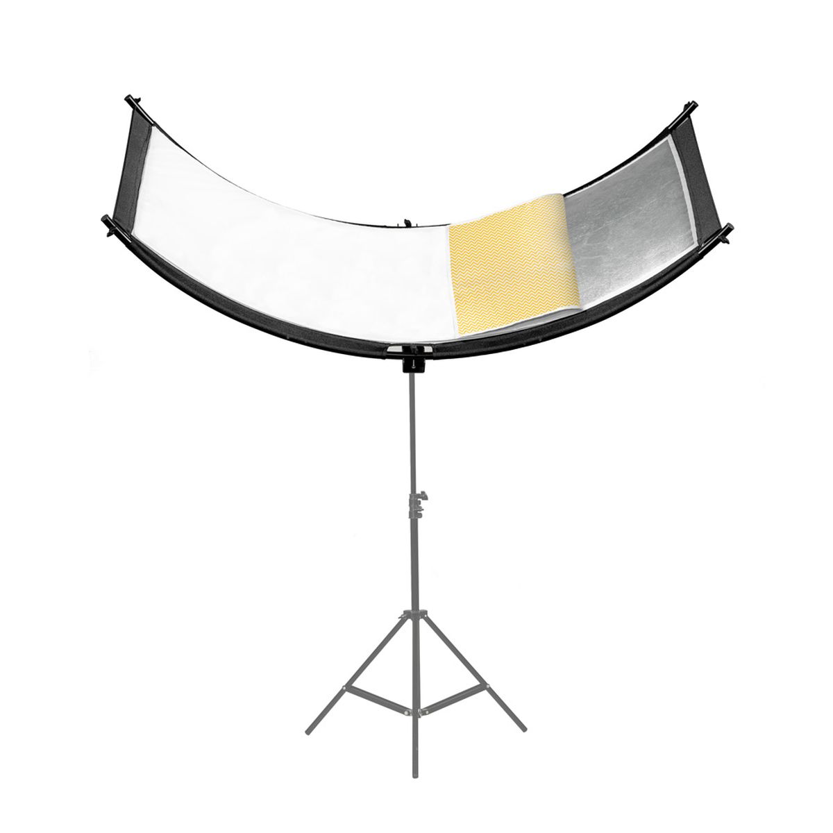 Caruba Curved Gesichtsreflektor Pro Set - 180 cm x 65 cm (inkl. Erweiterungsset)