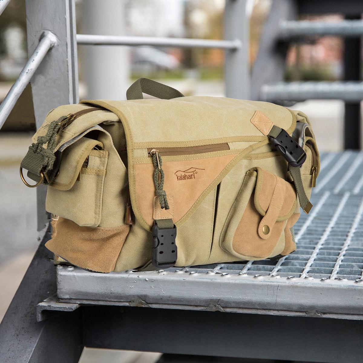 kalahari KAPAKO K-32 Fototasche, canvas khaki