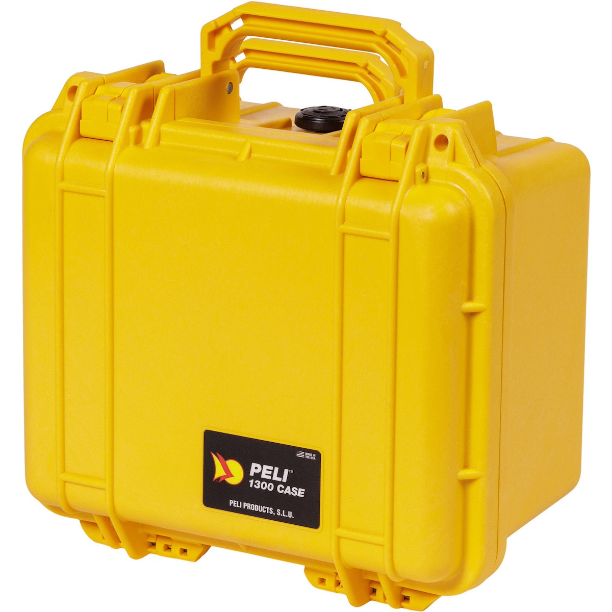 Peli Case 1300 mit Schaumstoff gelb