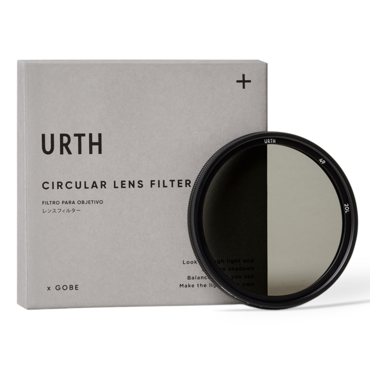 Urth 49mm ND2-32 (1-5 Stop) Variable ND Objektivfilter (Plus+)