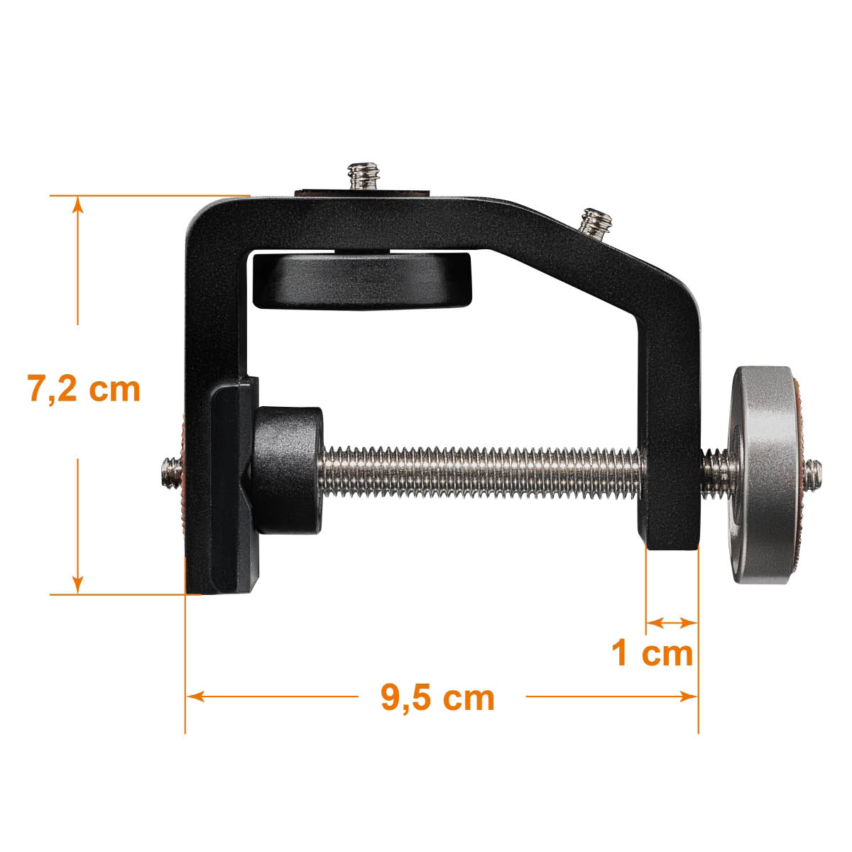 Walimex pro KX-25 Stativ Klemme mit Kugelkopf