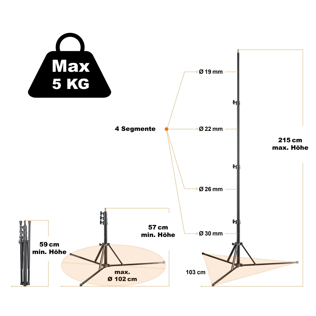 Walimex pro LED Rainbow 50W RGBWW Set 1