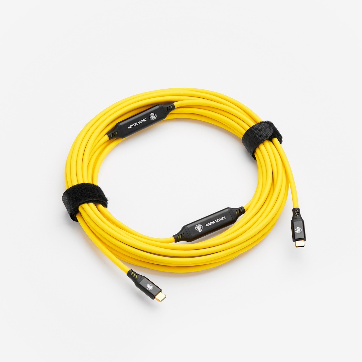 Cobratether USB-C / USB-C 10m gelb