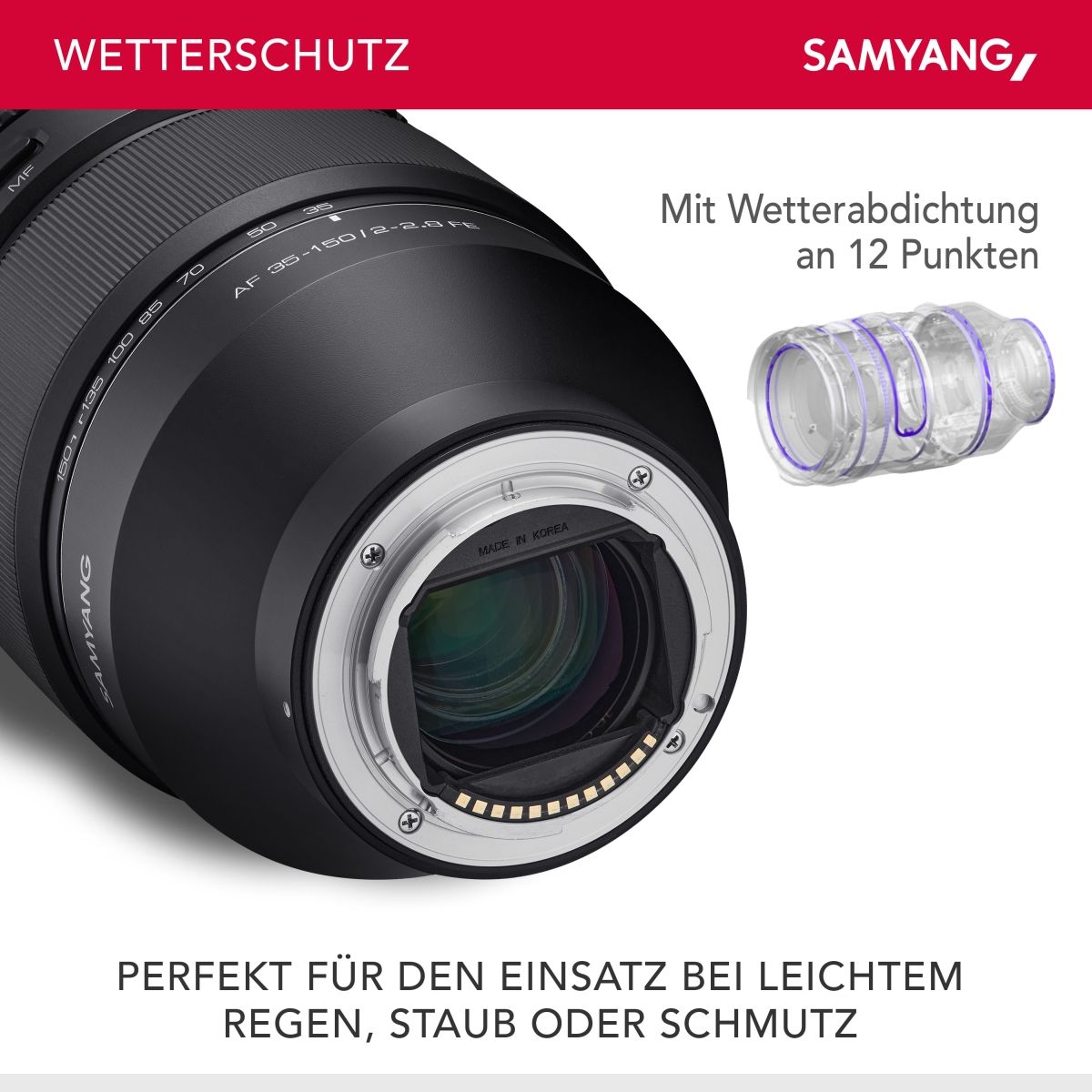 Samyang AF 35-150 mm 1:2,0-2,8 FE für Sony E