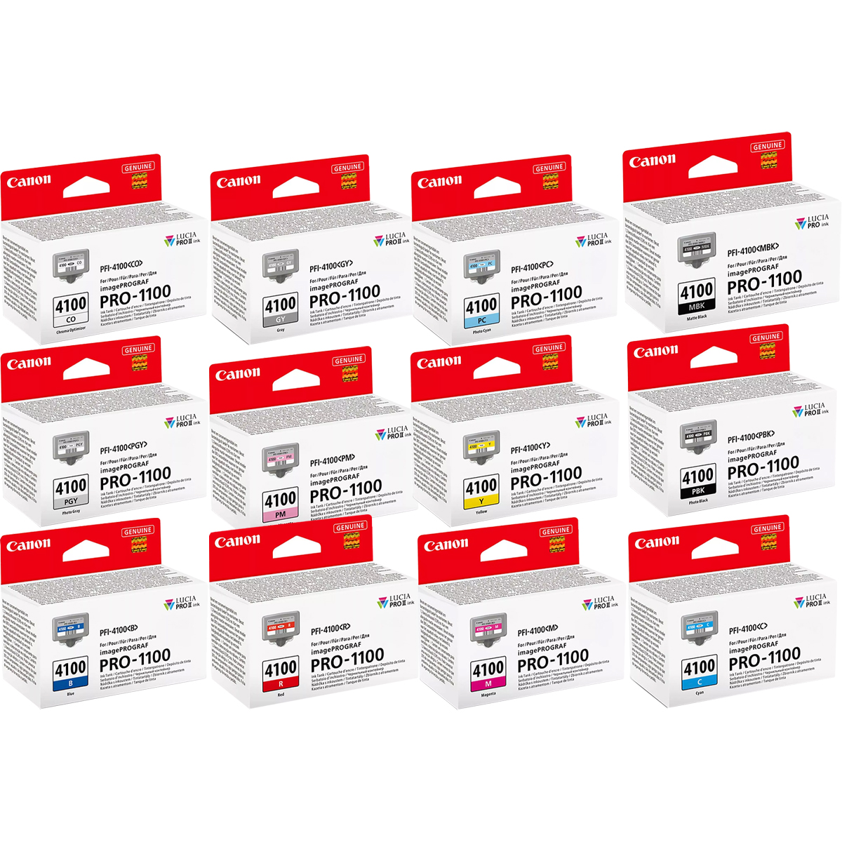 CANON PFI-4100 MULTIPACK FÜR PROGRAF PRO-1100