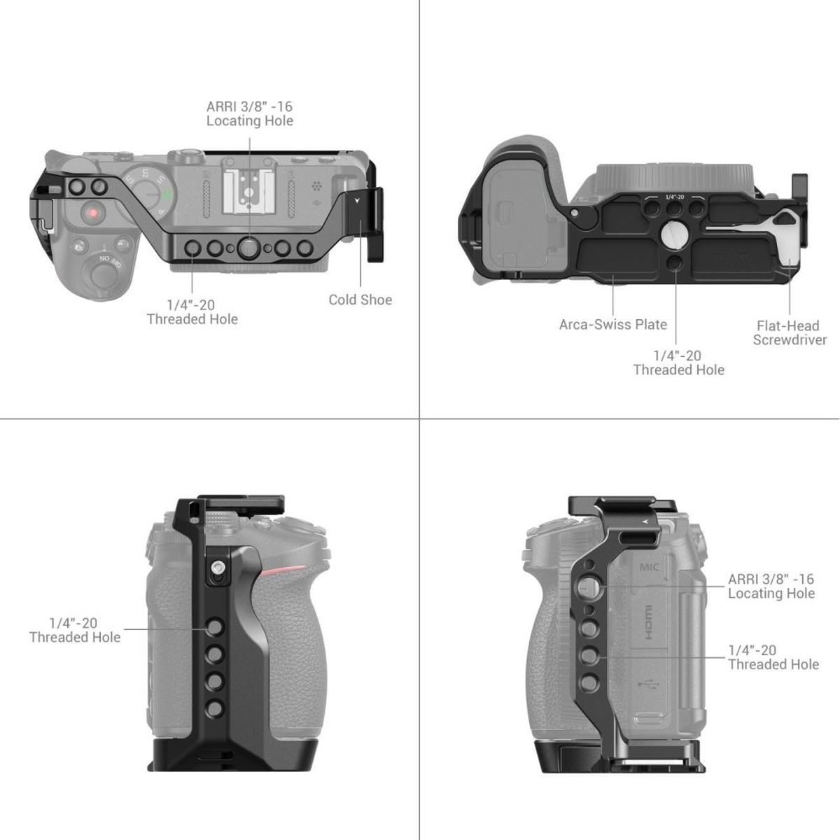 SmallRig 3858 Käfig für Nikon Z 30