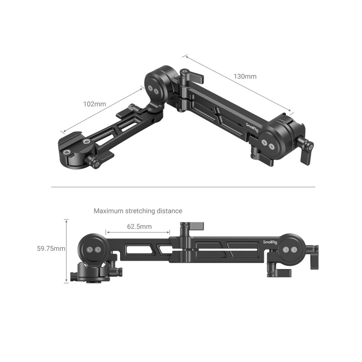 SmallRig 3507 Einstellbare EVF-Halterung mit NATO-Klemme