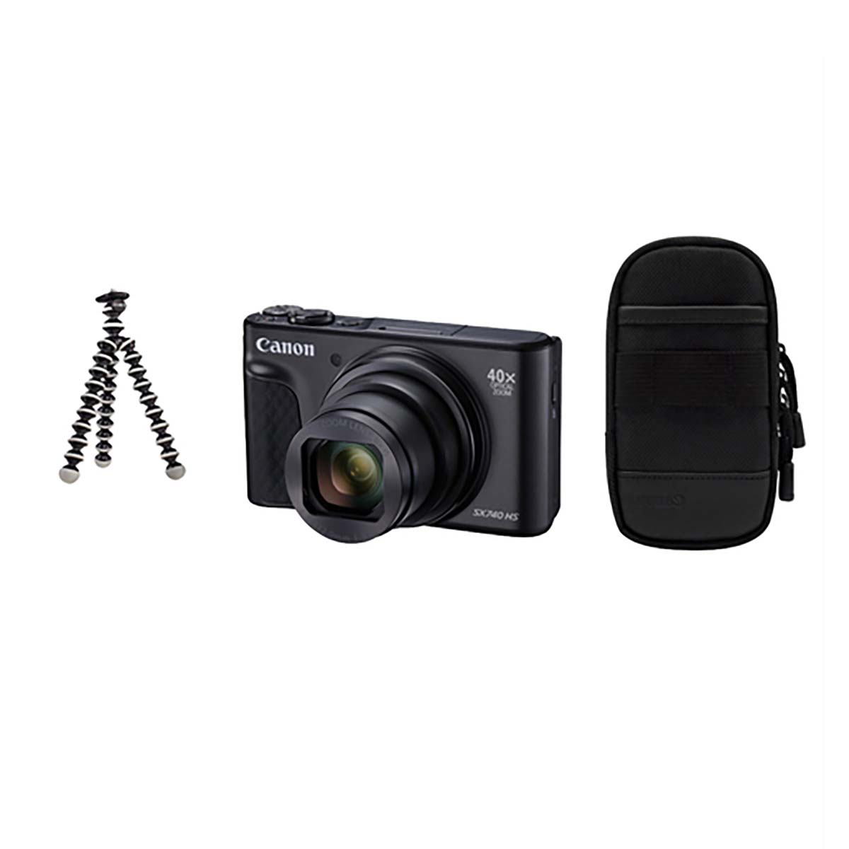 Canon PowerShot SX740 HS schwarz Travel Kit Lite Edition