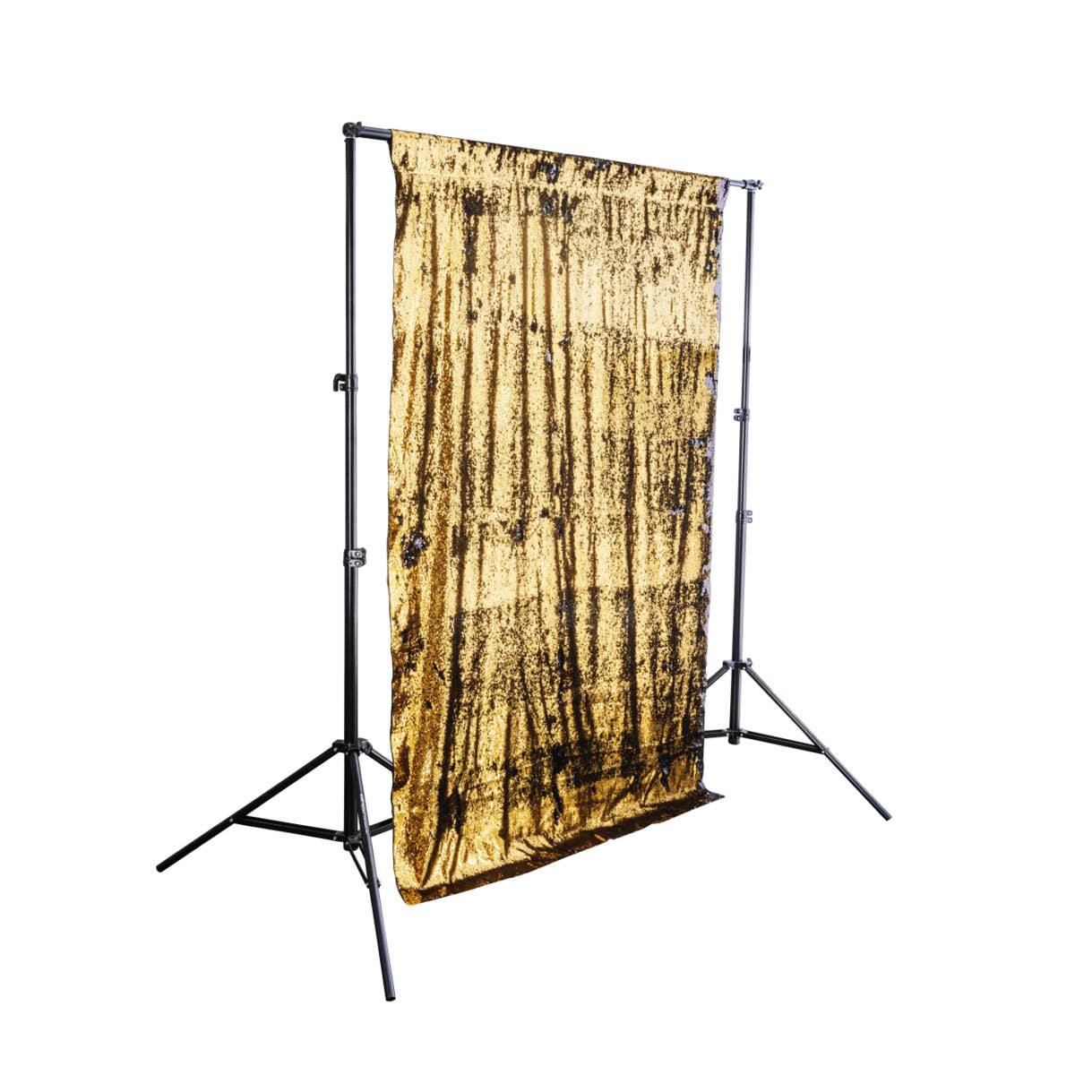 Walimex pro Paillettenhintergrund 1,3 x 2 m gold