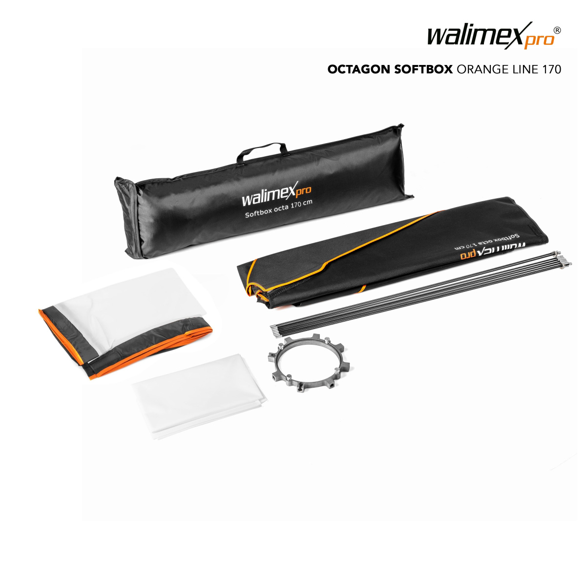 Walimex pro Octagon Softbox OL Ø 170 + Univ. Adapter
