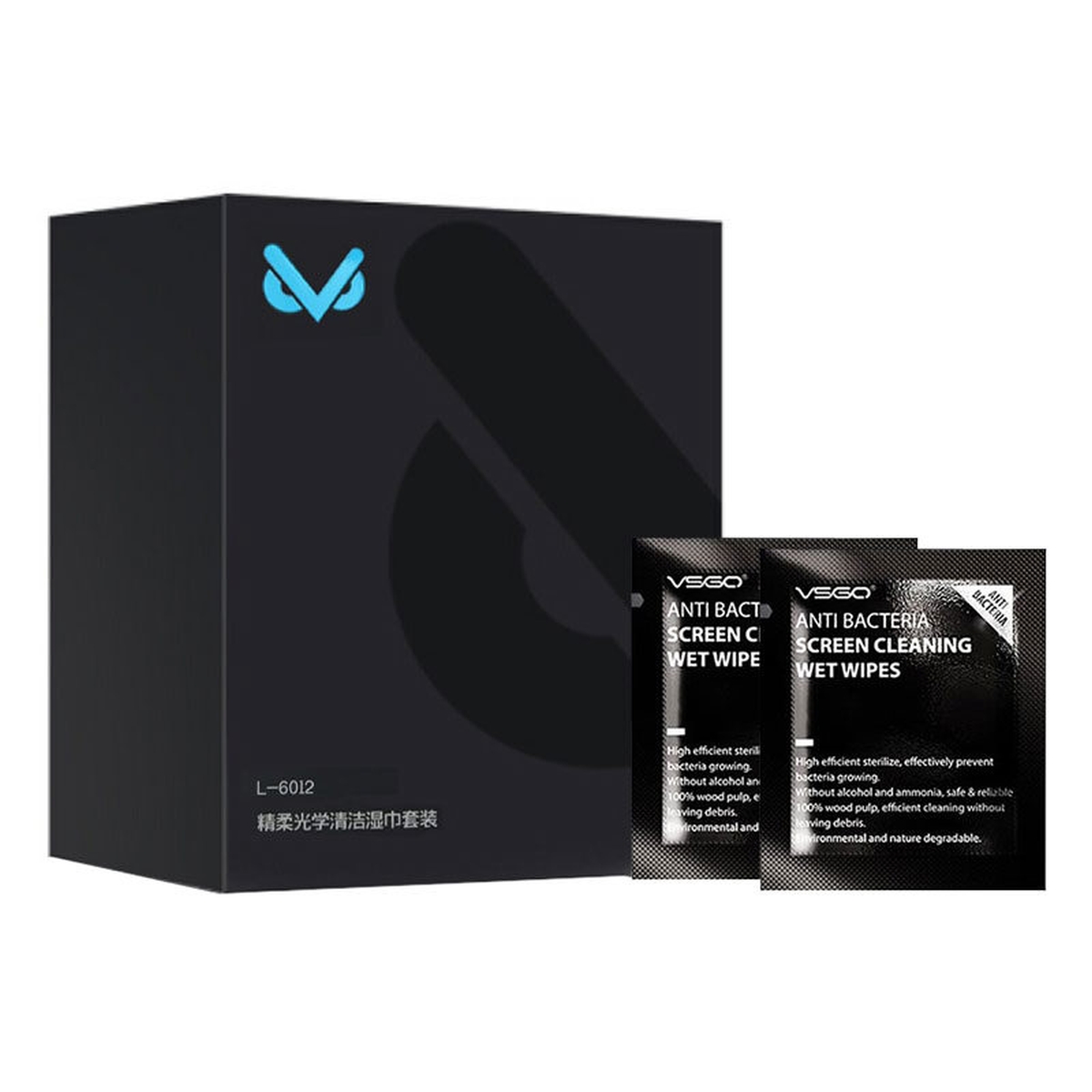 VSGO Screen Cleaning Wipes 60er Pack