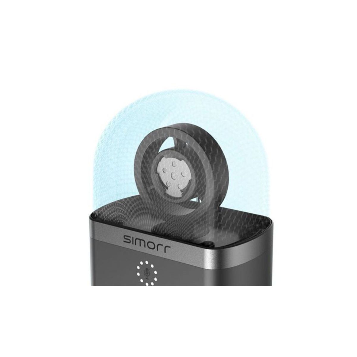 SmallRig 3491 Simorr Wave U1 USB-Kondensatormikrofon (Schwarz)