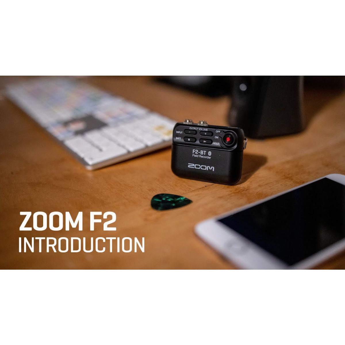 Zoom F2-BT Field Recorder Bluetooth und Lavalier Mikrofon