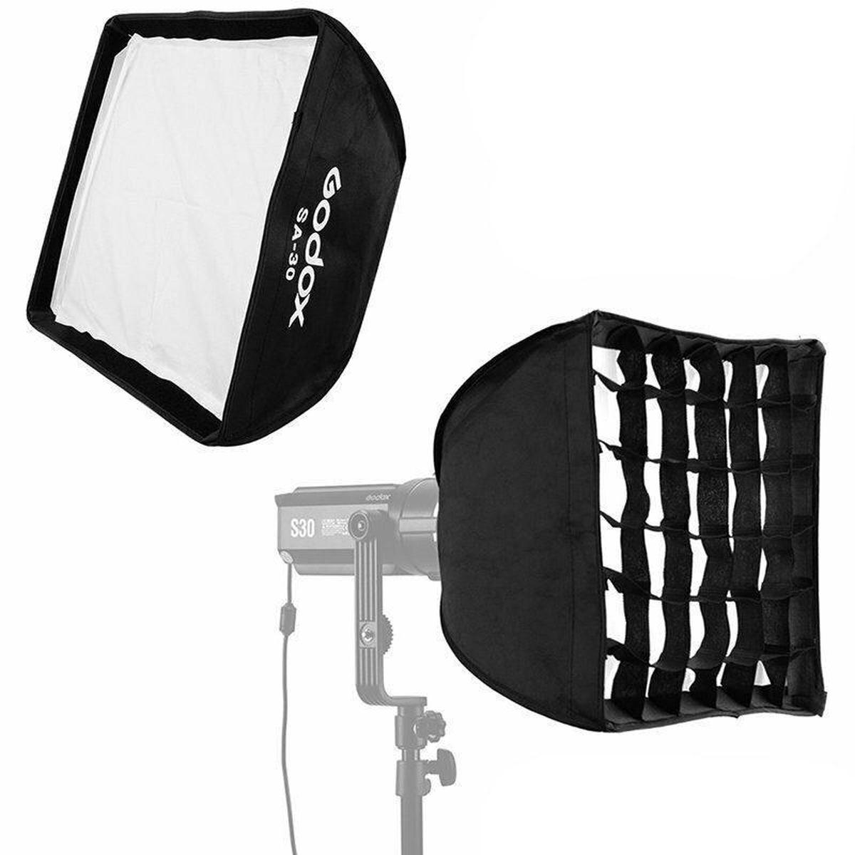 Godox Softbox + Gitter 30x30cm