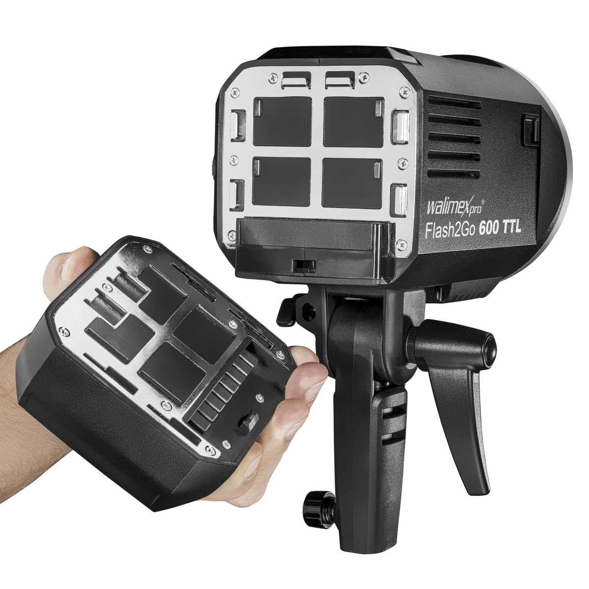 Walimex pro Studio-Akkublitz Flash2Go 600 TTL