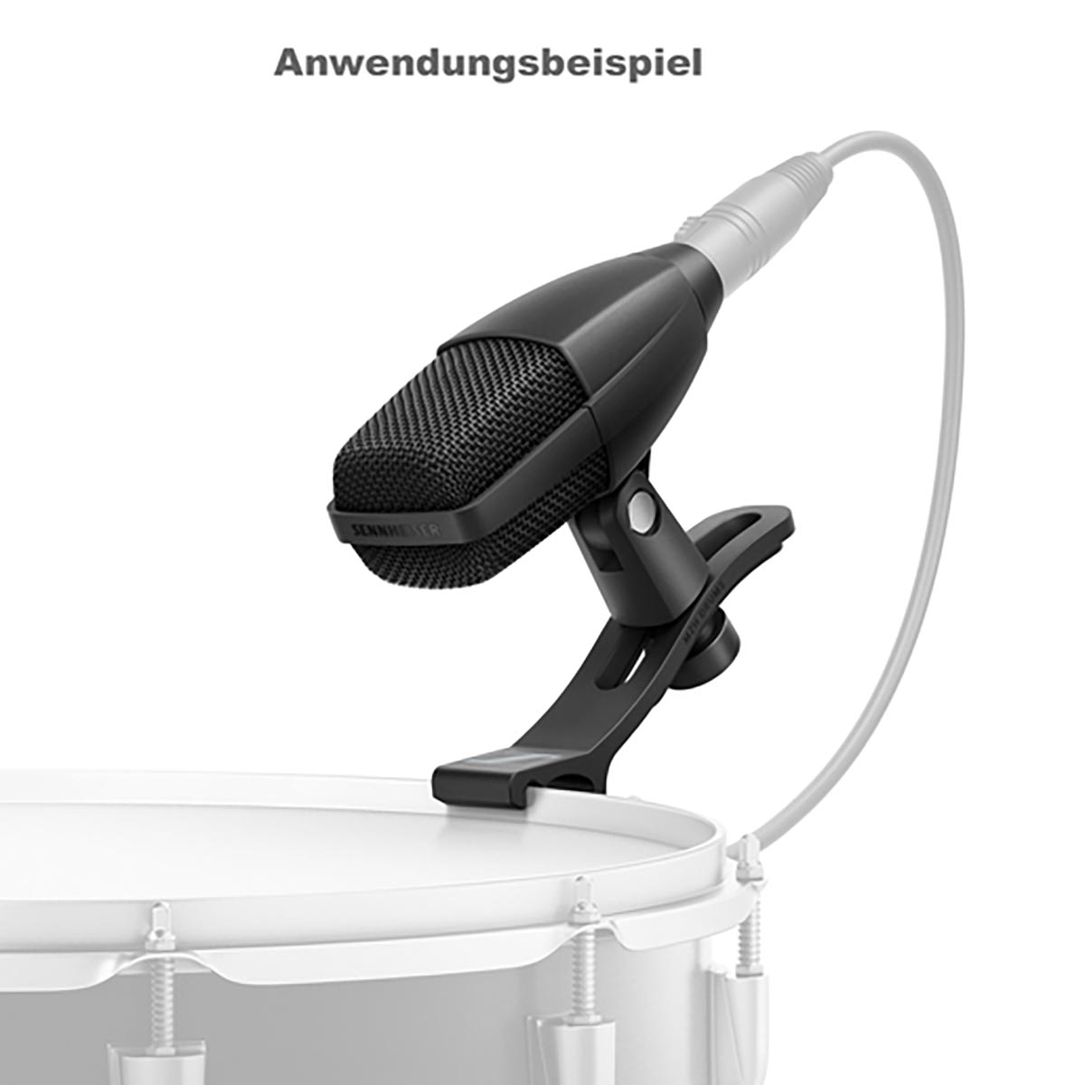 Sennheiser MD 421 Kompakt + Drum Clamp, Live- und Studiomikrofon