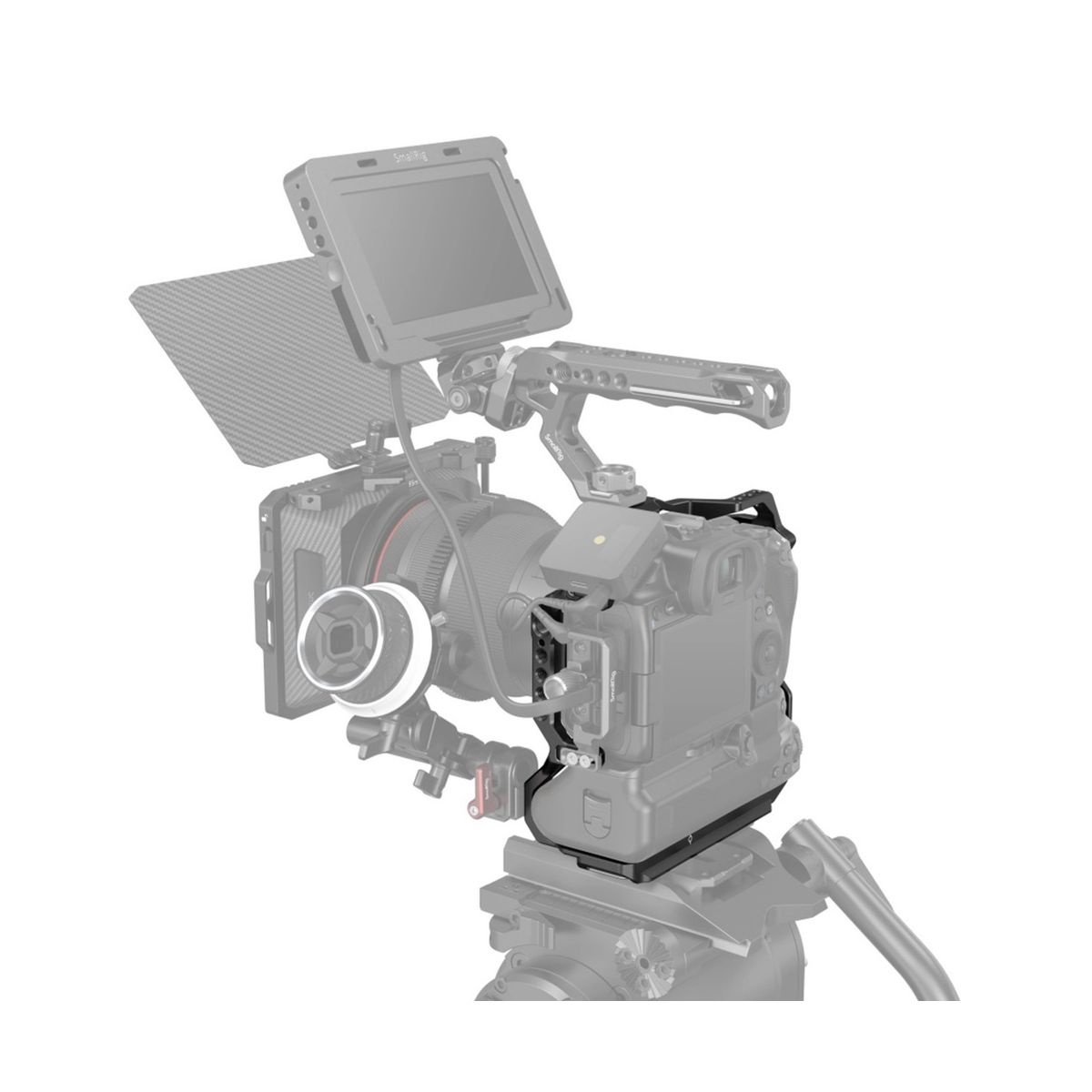 SmallRig 3464 Kamerakäfig für EOS R5/R6 mit BG-R10 Batteriegriff