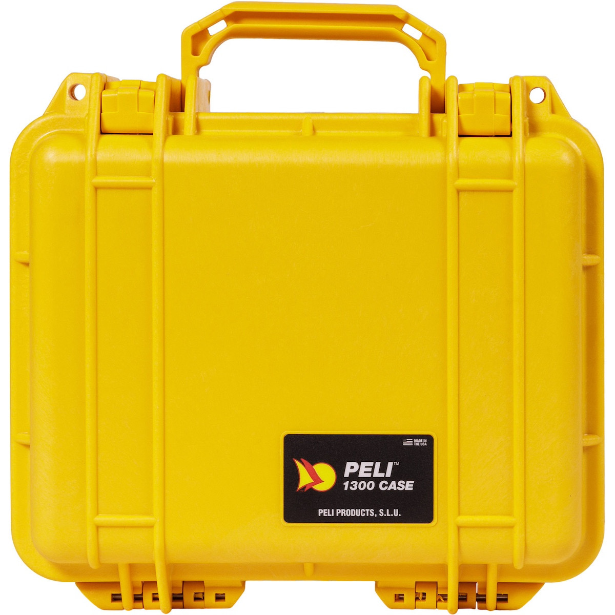 Peli Case 1300 mit Schaumstoff gelb