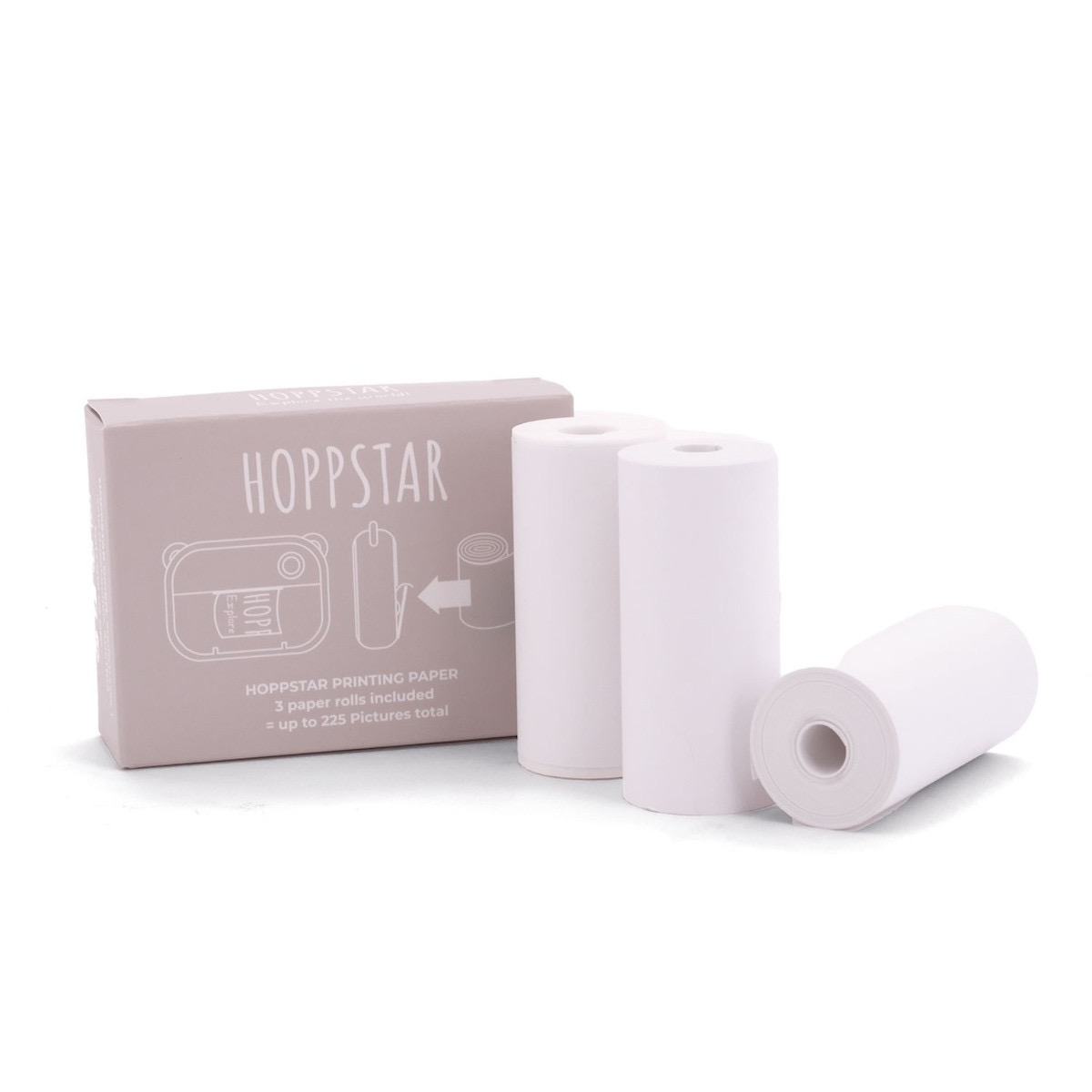 Hoppstar 3er Pack Papierrollen Weiss