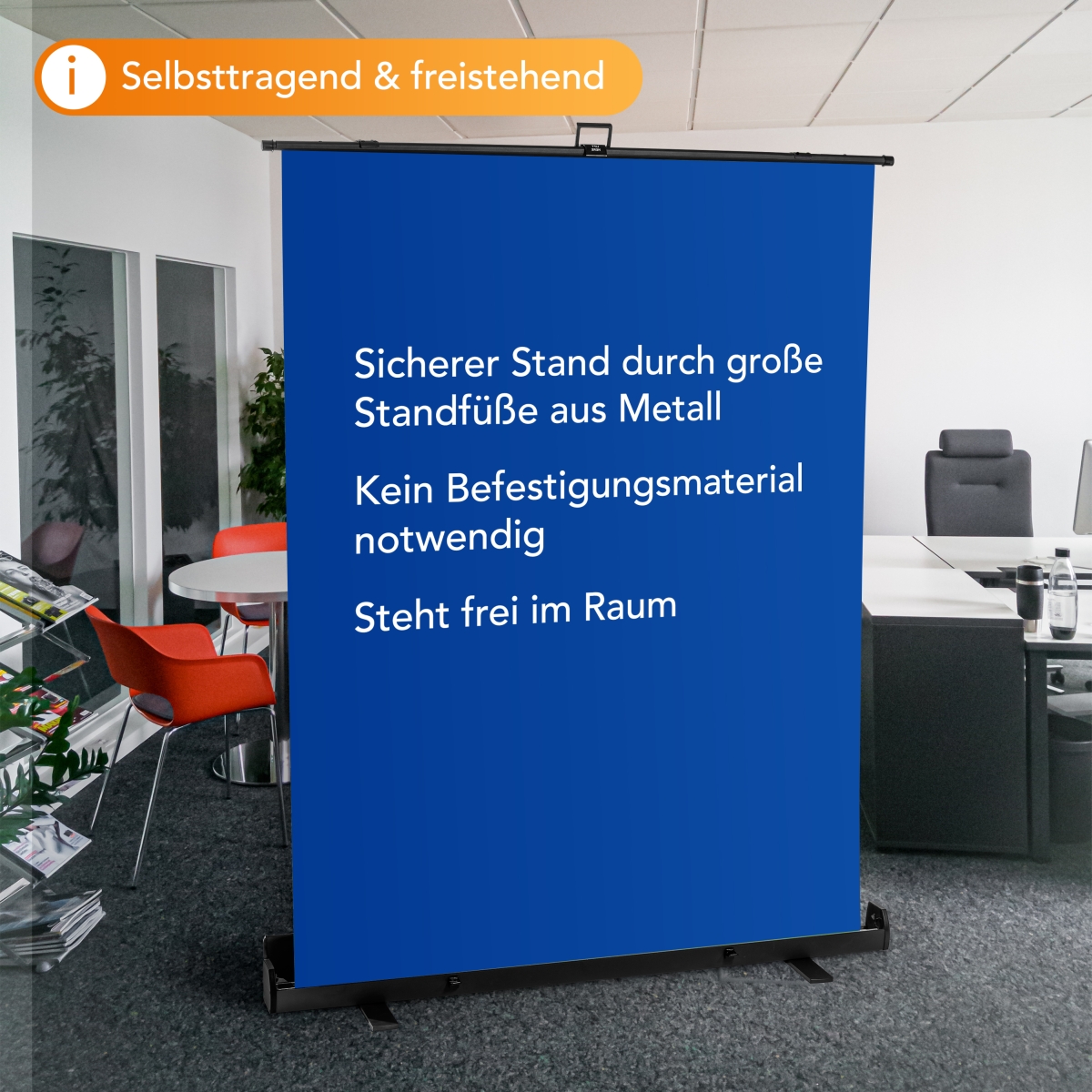 Walimex Pro Roll-Up Panel 155x200 Blau