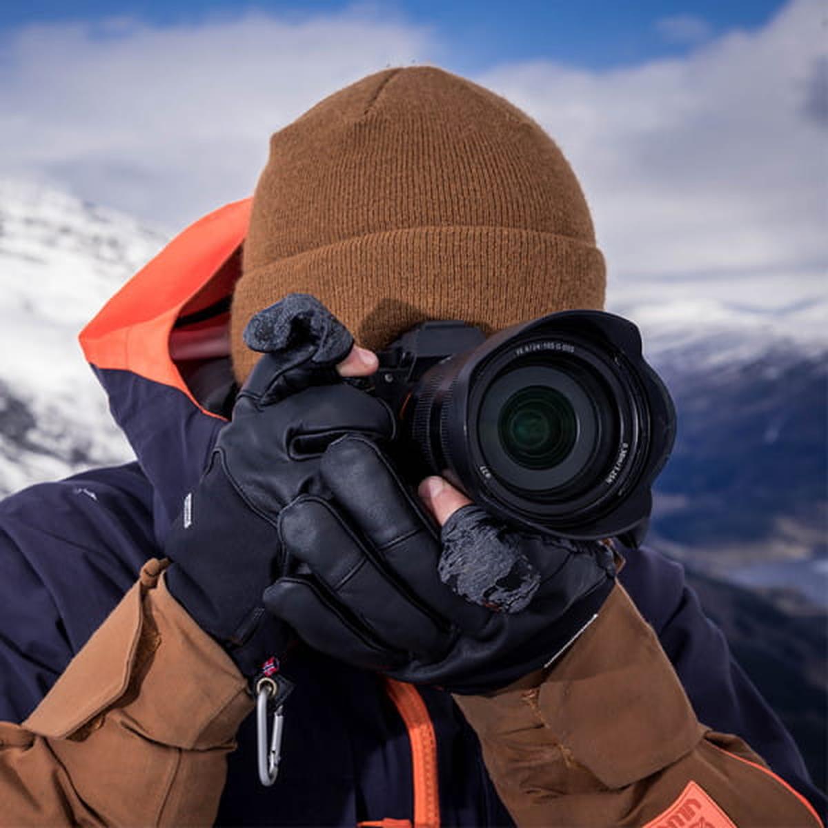 VALLERRET Tinden Fotohandschuhe Schwarz L