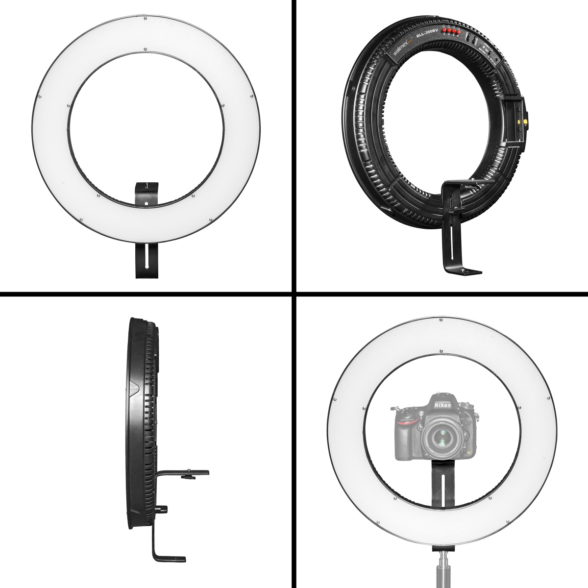 Walimex pro LED Ringleuchte 380 Bi Color Set1