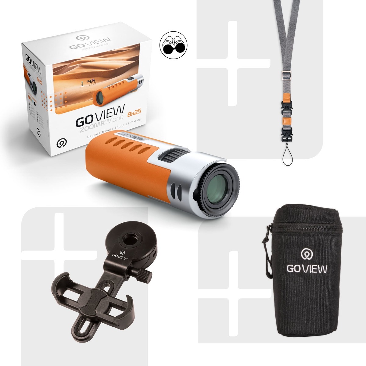 Goview ZOOMR HD Sunset Orange 