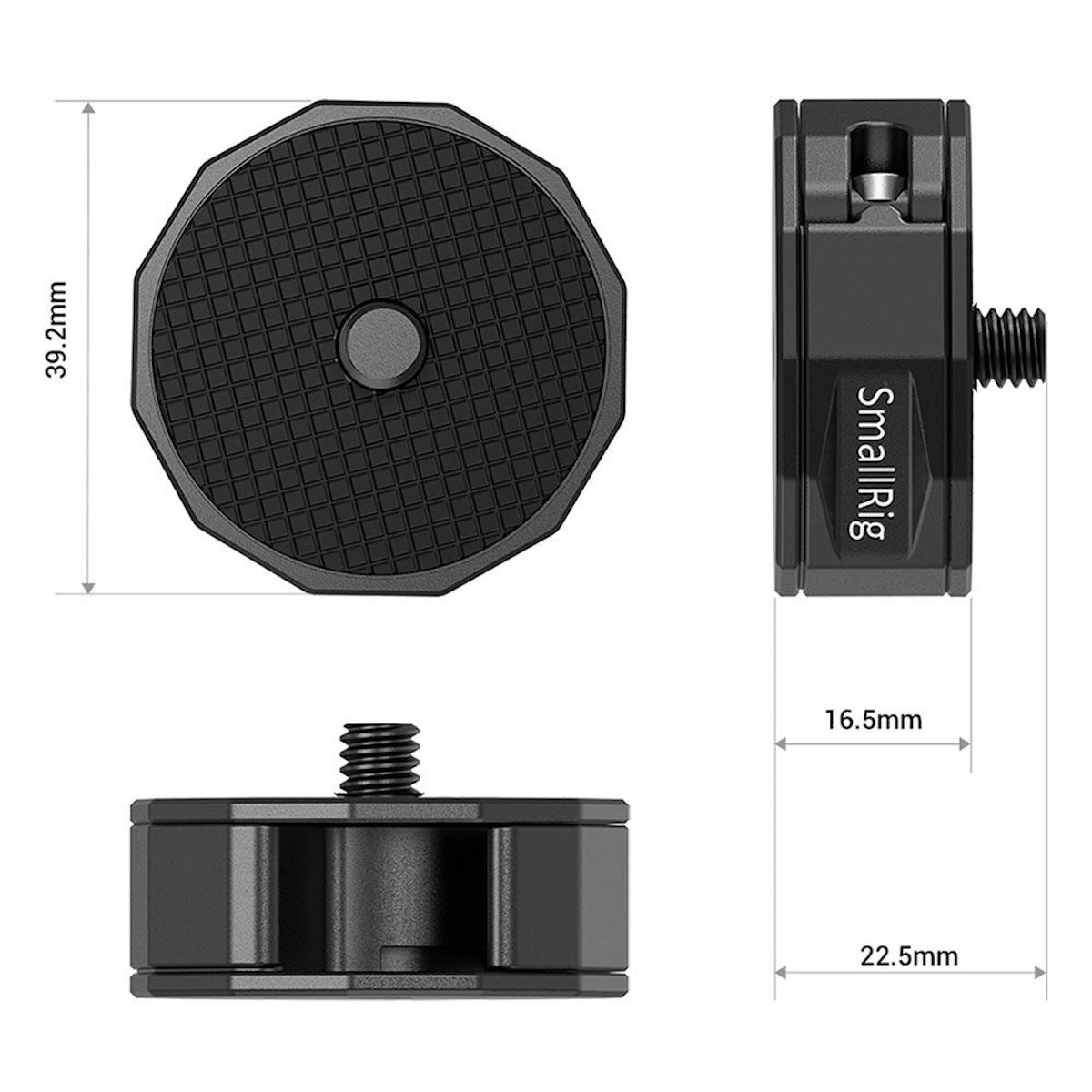 SmallRig 2714 Universal-Schnellwechseladapter