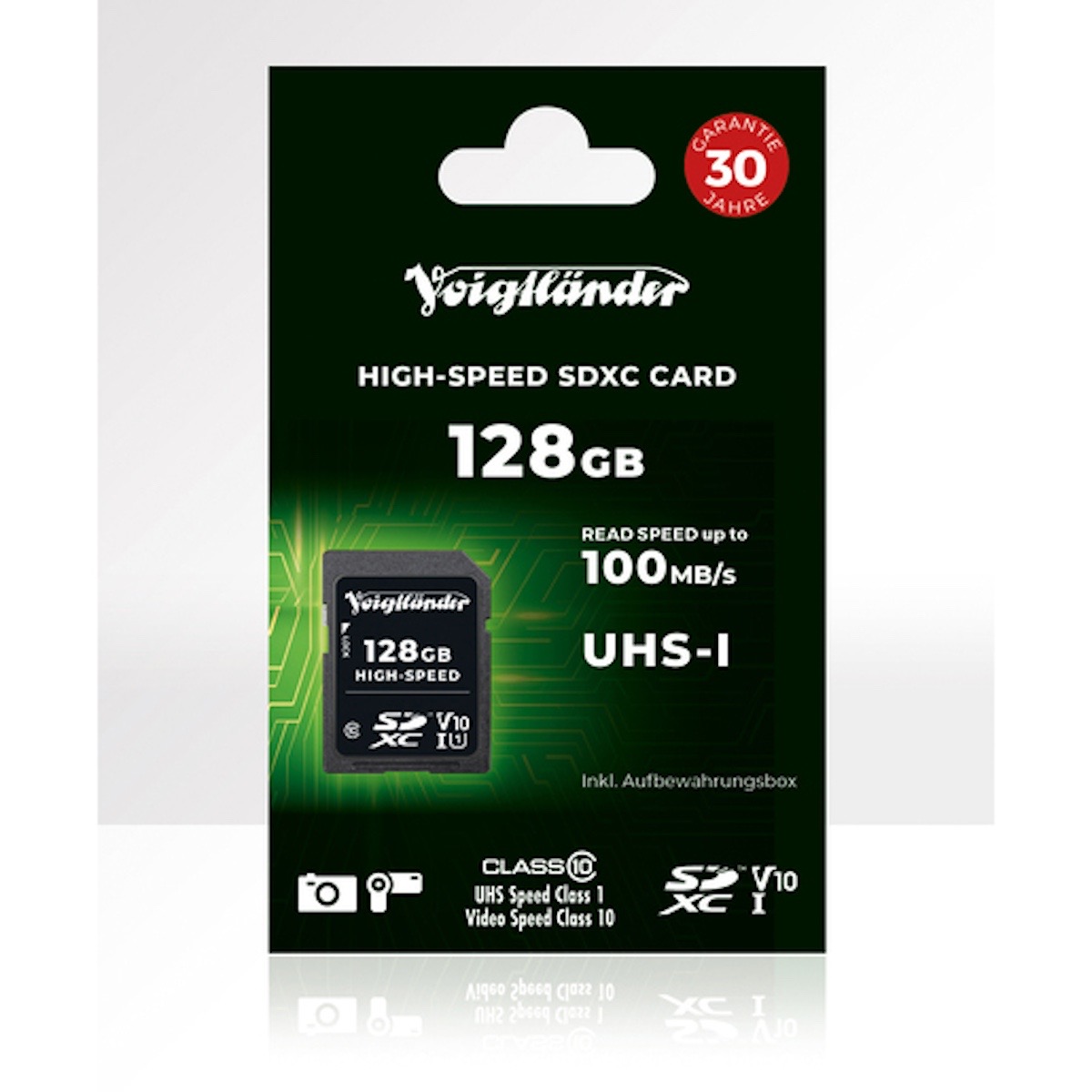 Voigtländer 128 GB SDXC V10 100/15 MB/S