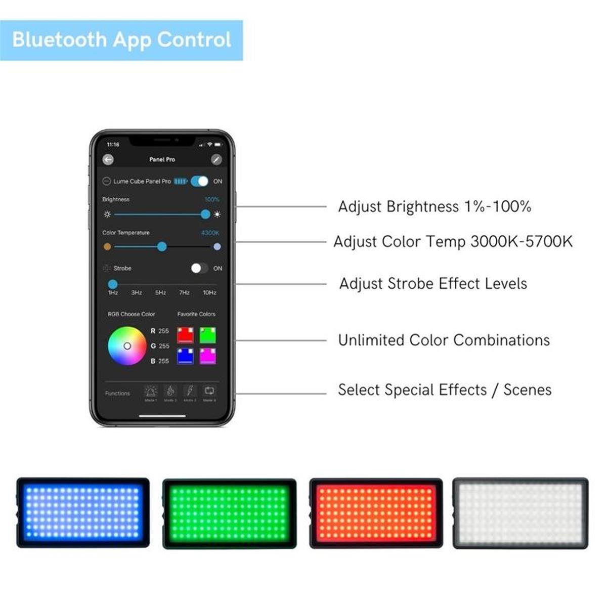 Lume Cube Panel Pro LED 360 Farben RGB