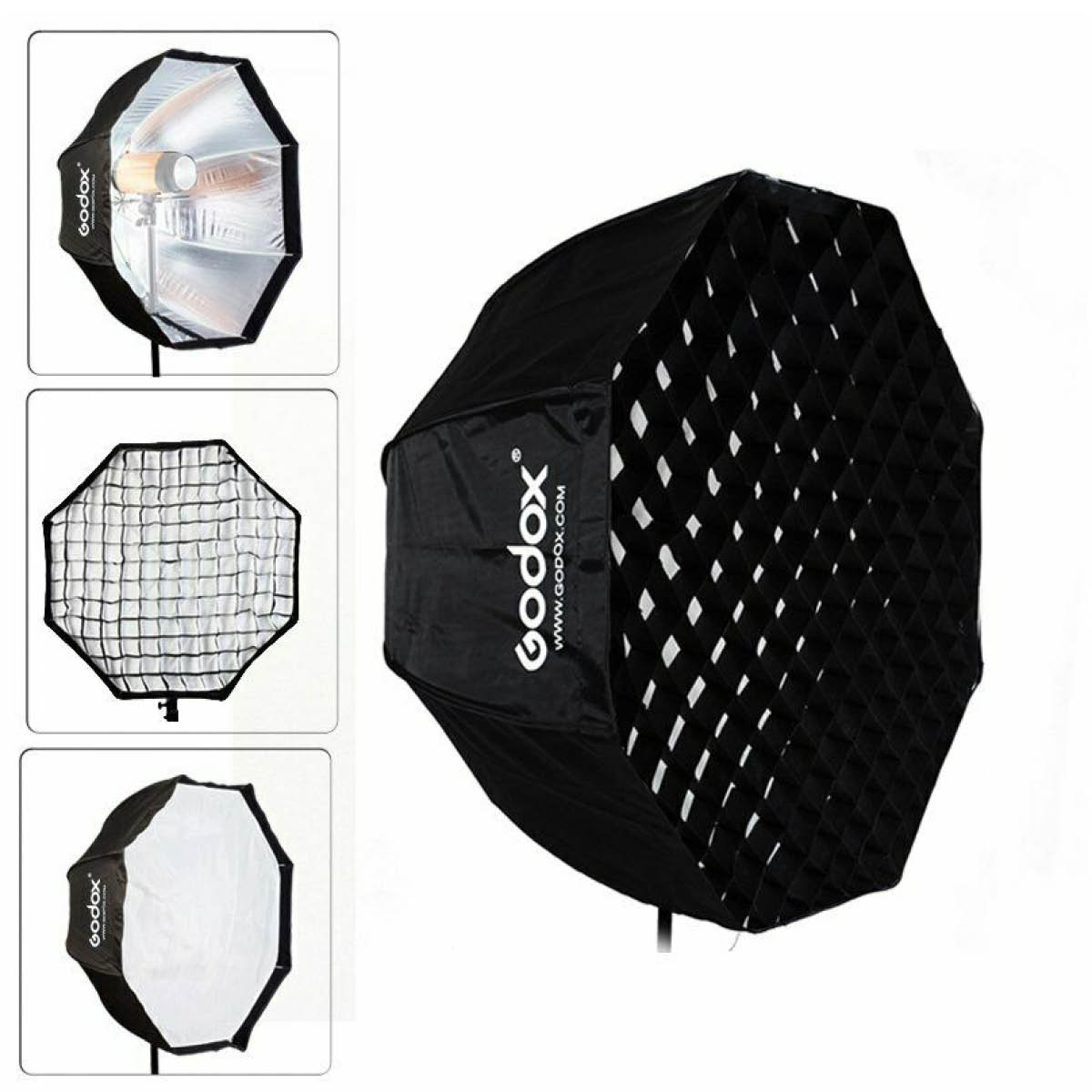 Godox Softbox mit Schirmanschluss 120 cm + Grid