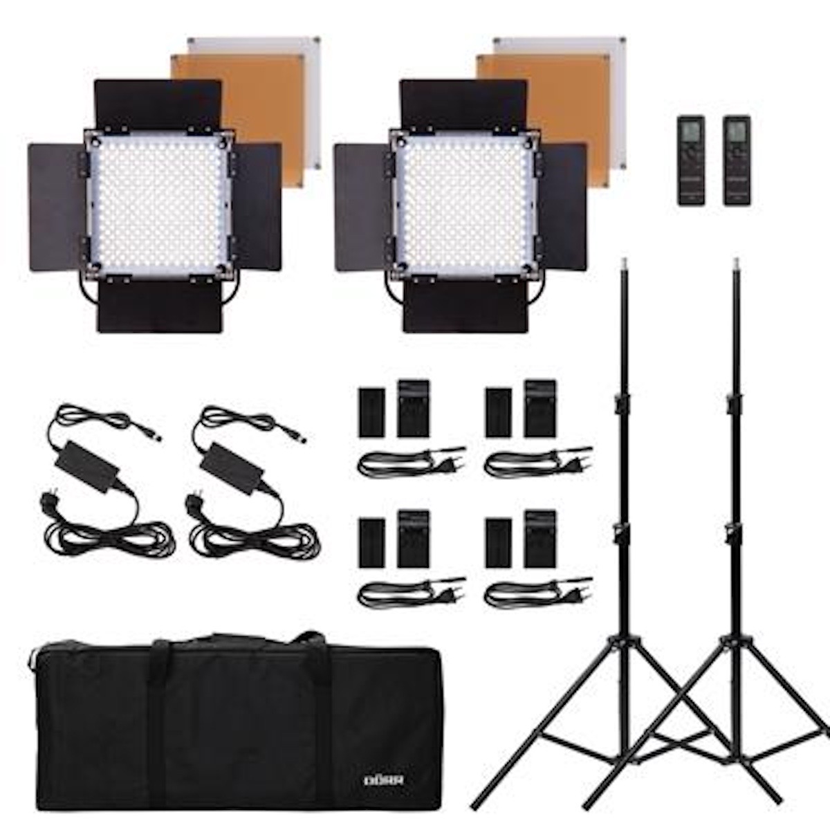 Dörr DLP 1000 LED Dauerlicht Bi Color 2er Set