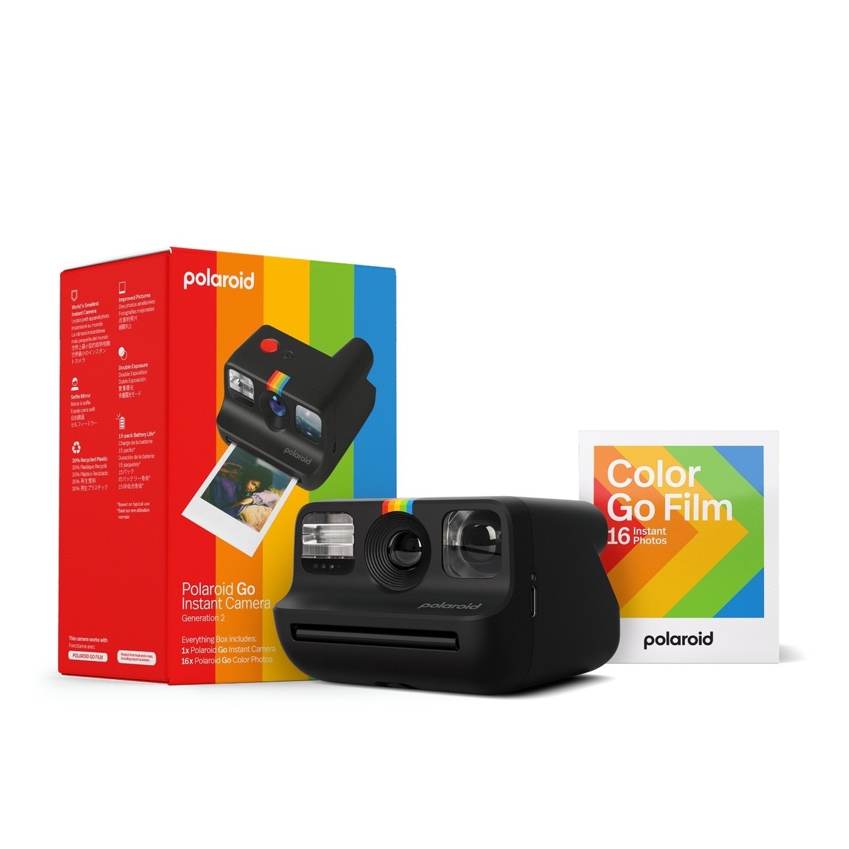 Polaroid Everything Box Go V2 Schwarz