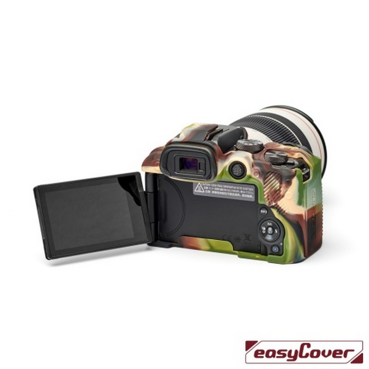 Easycover Silikon-Schutzhülle für Canon EOS R10 Camouflage