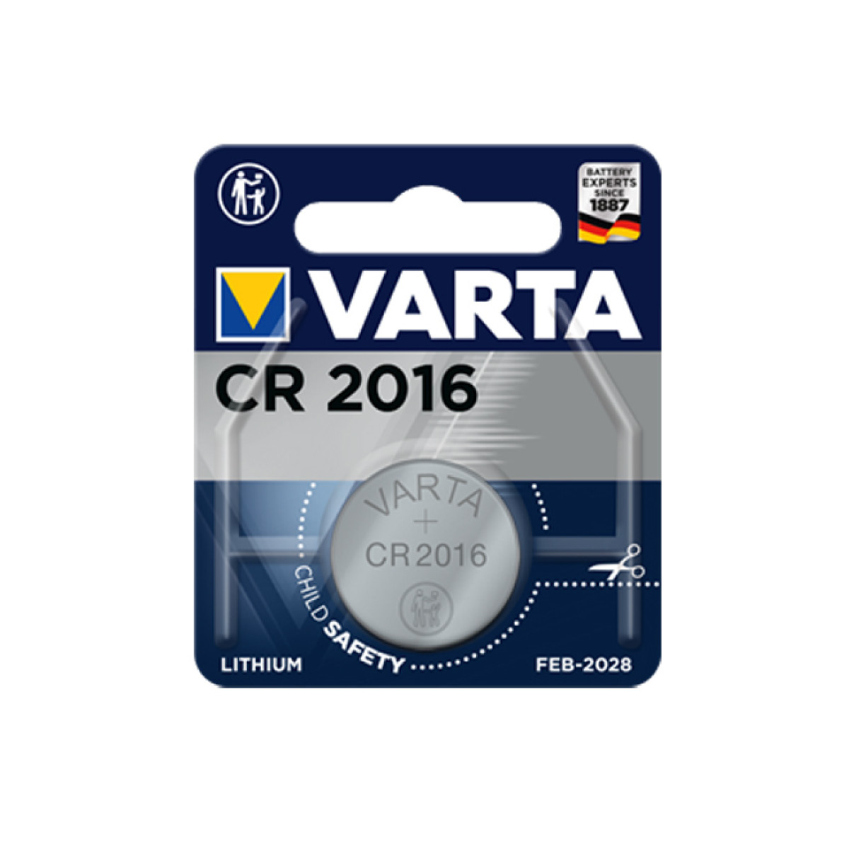 Varta Electronics CR 2016 Knopfzelle - Foto Leistenschneider