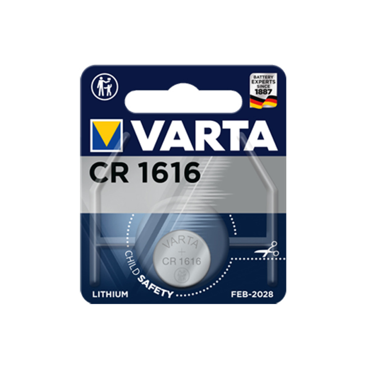 Varta Electronics CR 1616 Knopfzelle