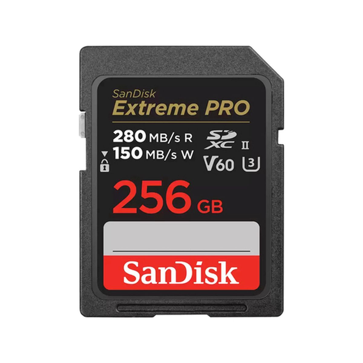 SanDisk 256 GB SDXC ExtremePro R 280MB/s V60 UHS-II, Class 10 Speicherkarte