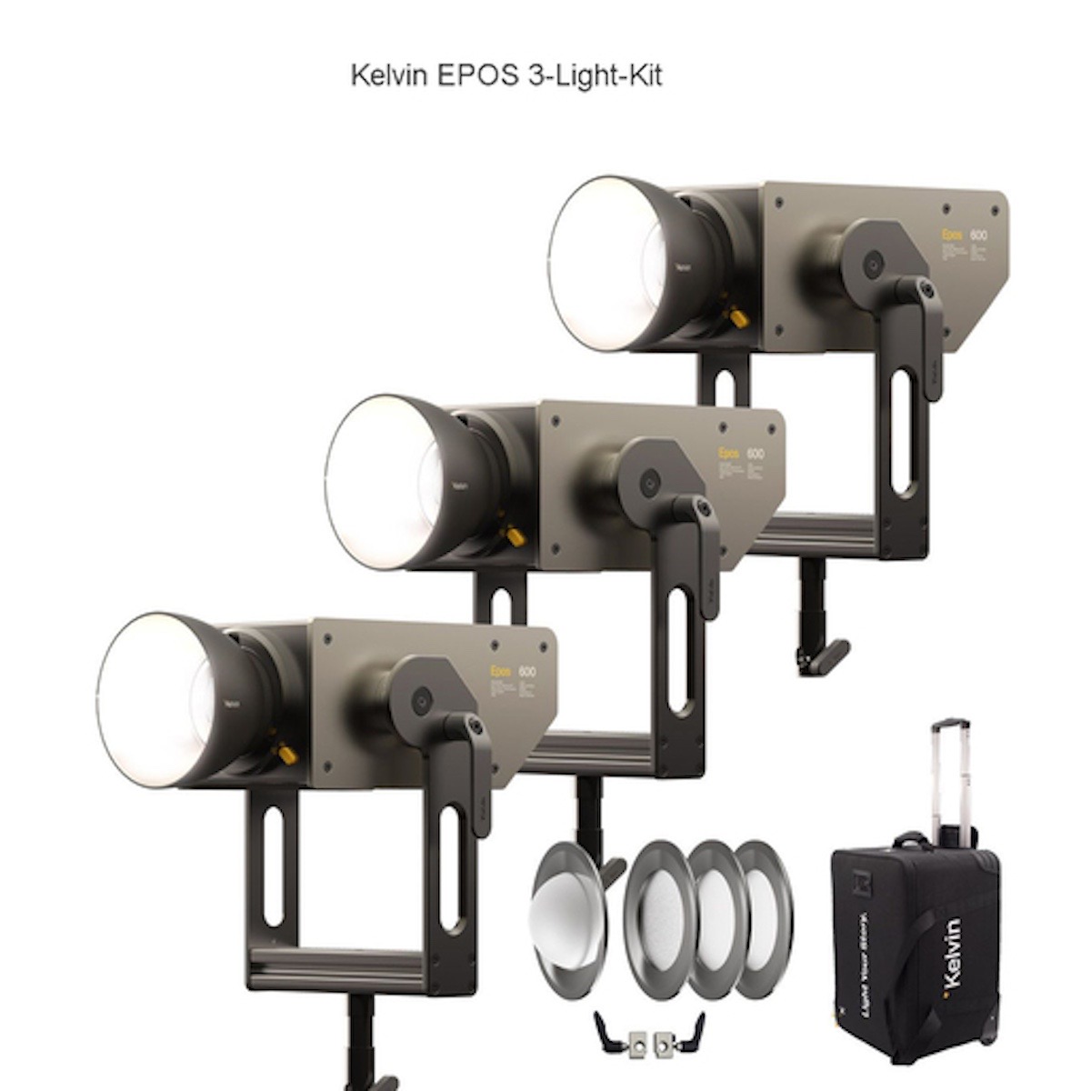 Kelvin EPOS 600 3-Light Kit RGBACL LED-COB Leuchte