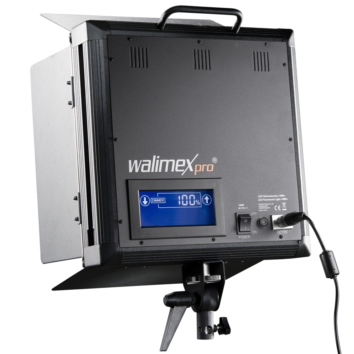 Walimex pro LED 1000 Flächenleuchte dimmbar + WT-806