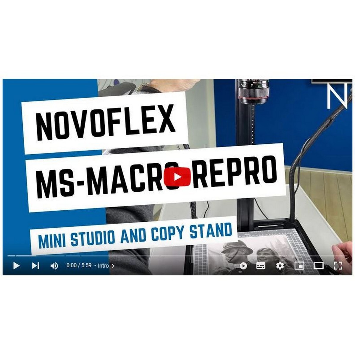 Novoflex Variabler, mobiler Reprostand und Objektträger MS-MACRO-REPRO