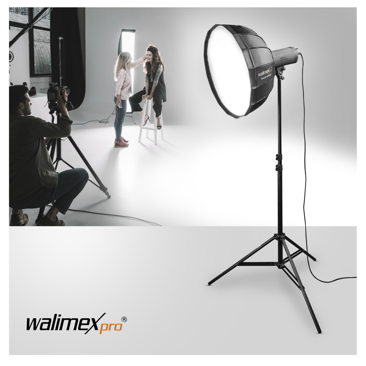 Walimex pro SL Beauty Dish Softbox QA85 Balcar