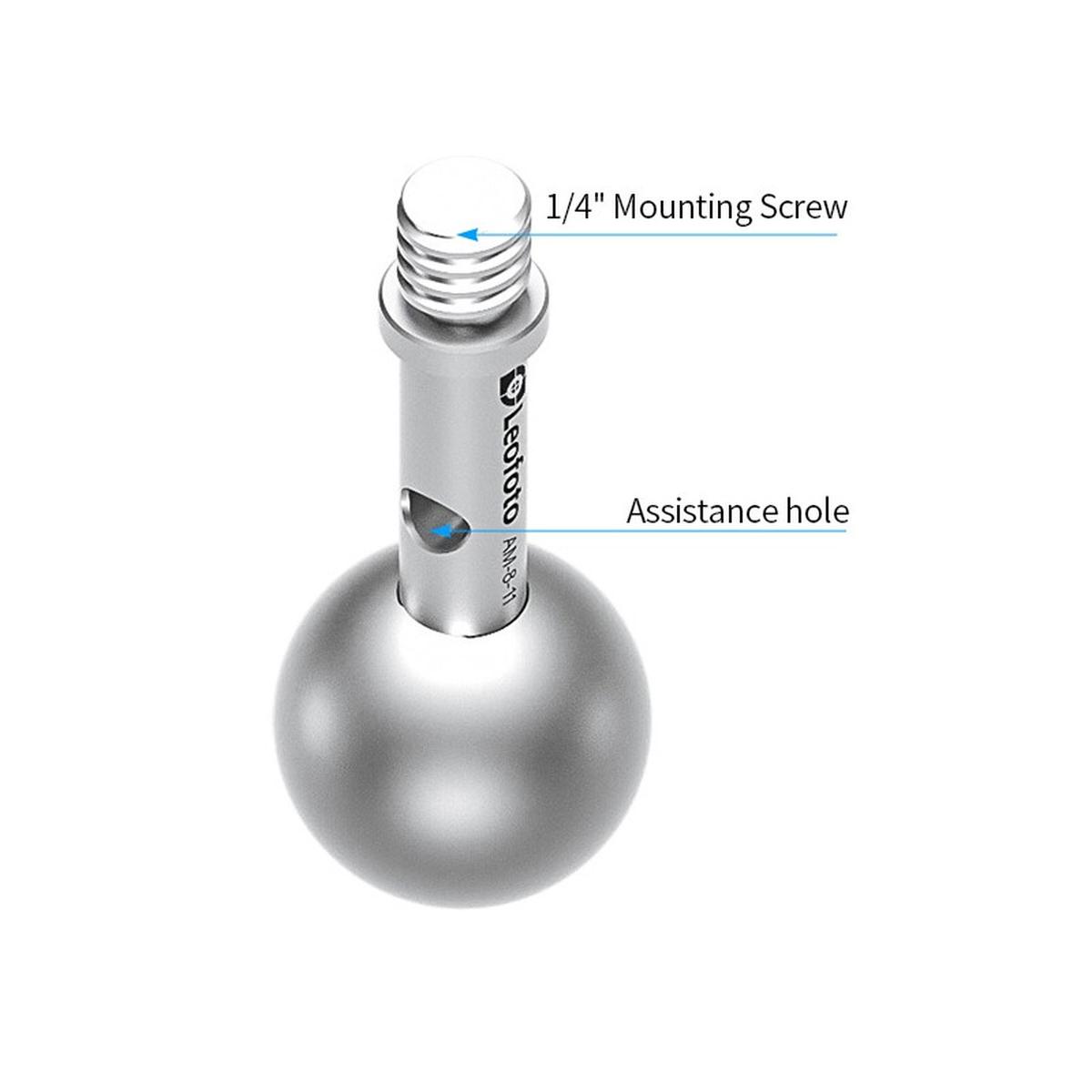 Leofoto Gelenkarm AM-8-11 Gelenk mit 1/4" Schraube