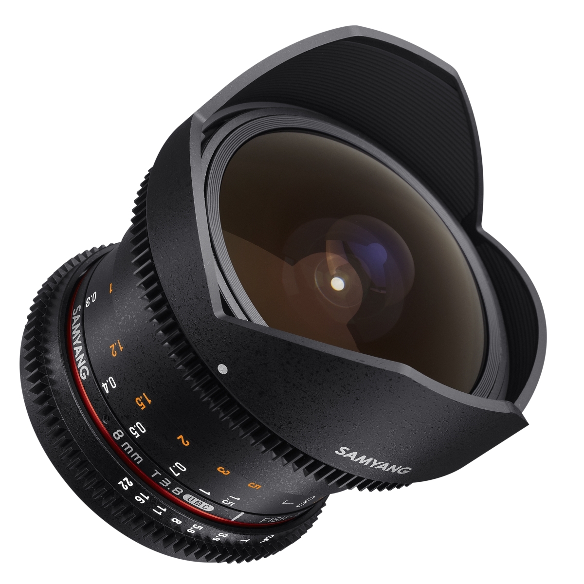 Samyang MF 8 mm 1:3,8 Fisheye II Video für Nikon DX