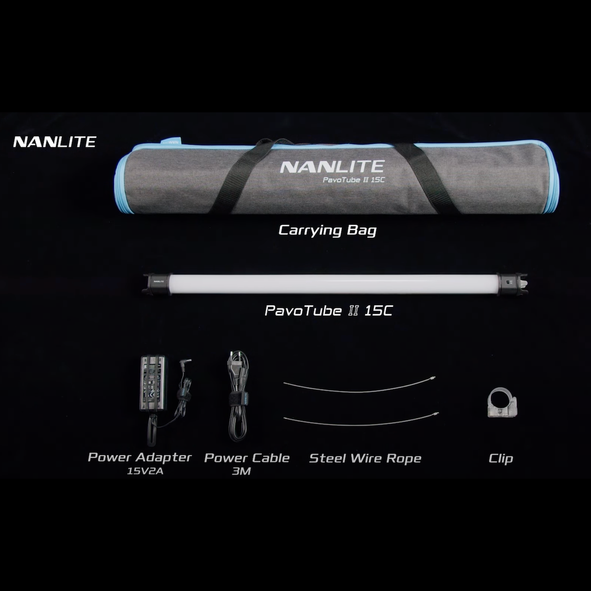 Nanlite PavoTube II 15C 2er Kit RGBWW Farb-Effektleuchten