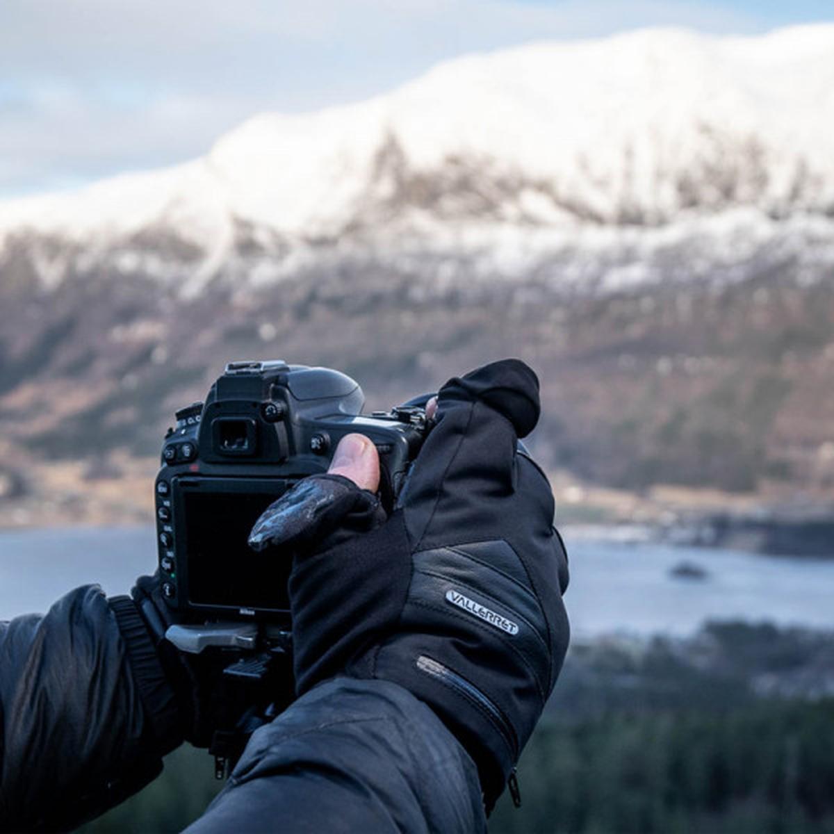 VALLERRET Markhof V3 Fotohandschuhe Schwarz L