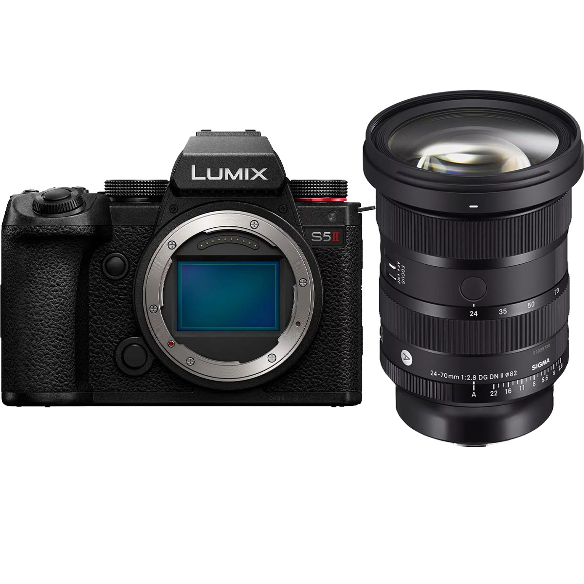 Panasonic DC-S 5 II + Sigma 24-70 mm 1:2,8 DG DN II (A) für L-Mount