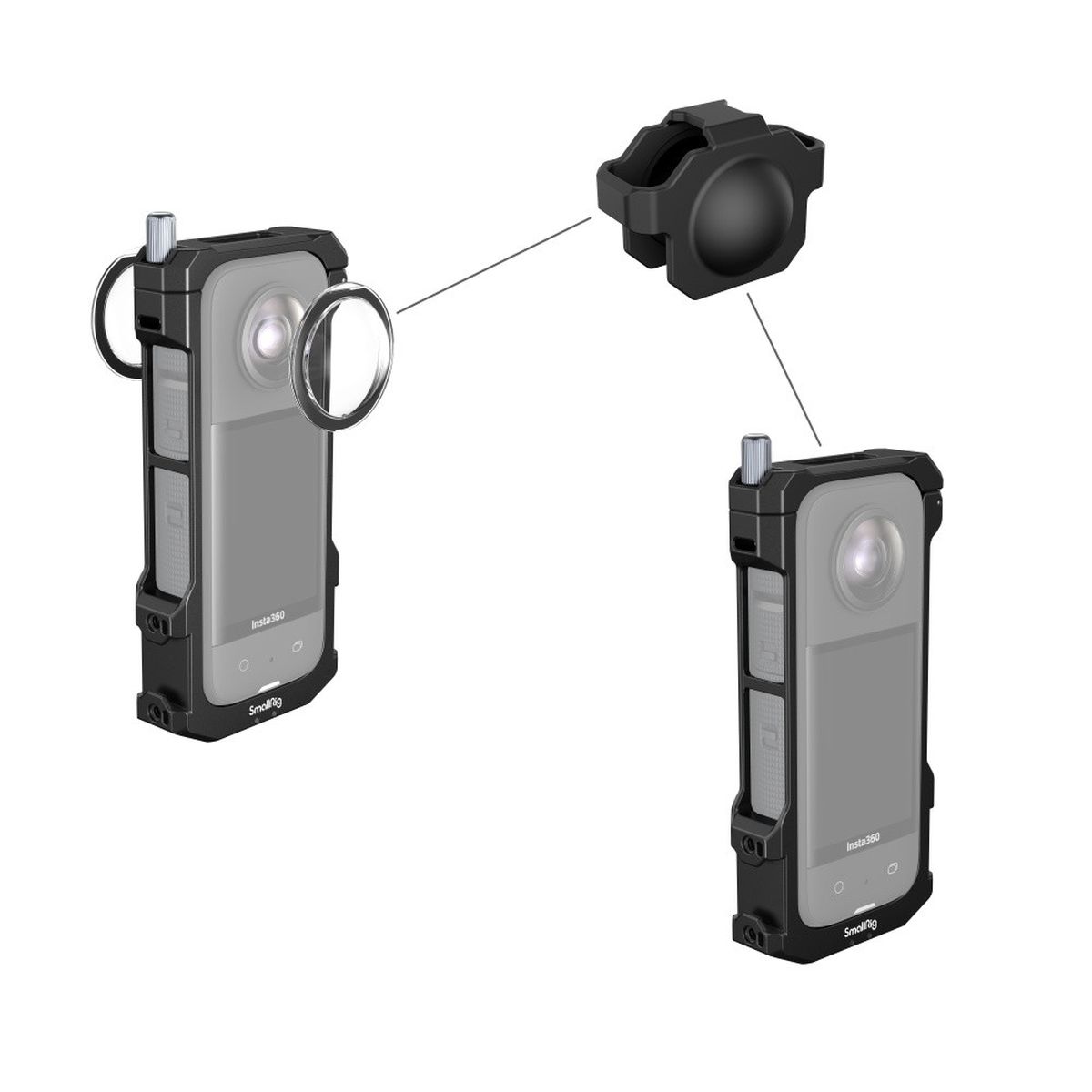 SmallRig 4088B Rahmen für Insta360 X3