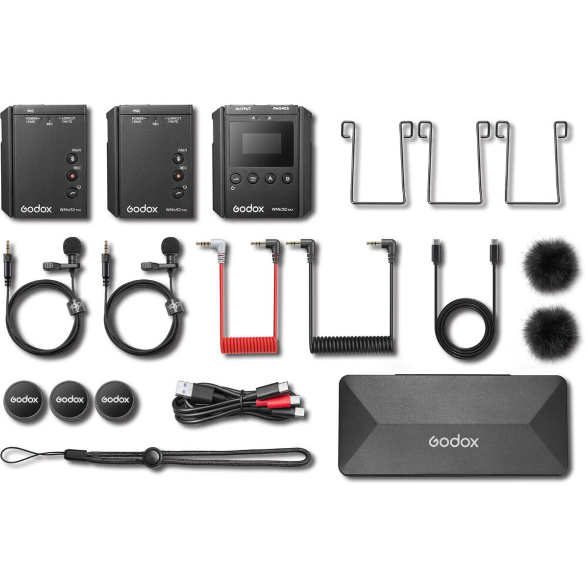 Godox WMicS2 Kit 2 UHF Wireless Microphone System