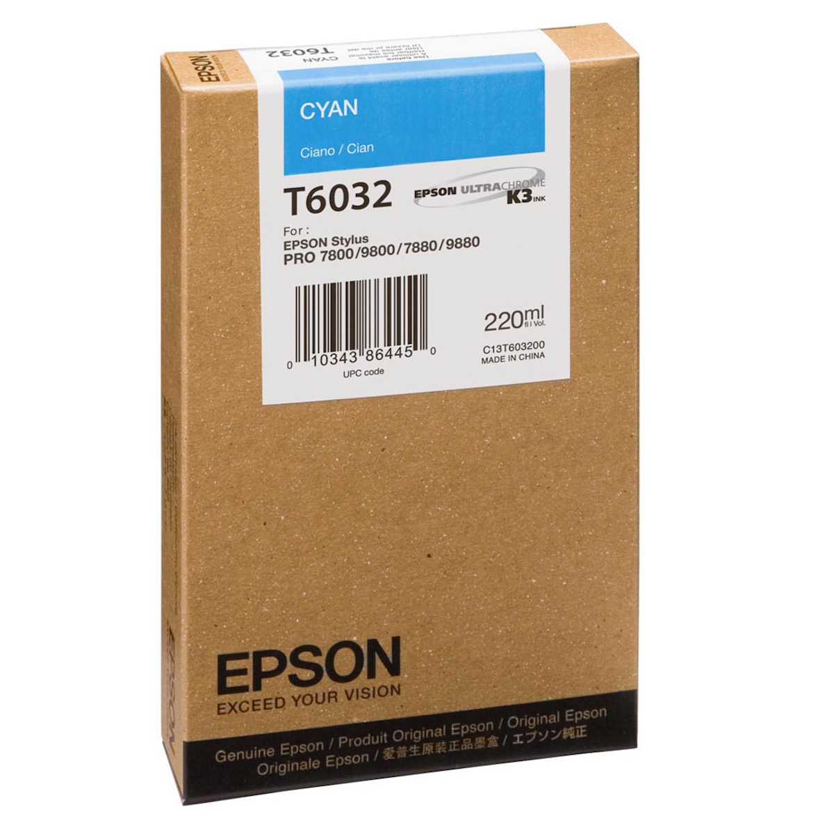 Epson T6032 cyan Tinte