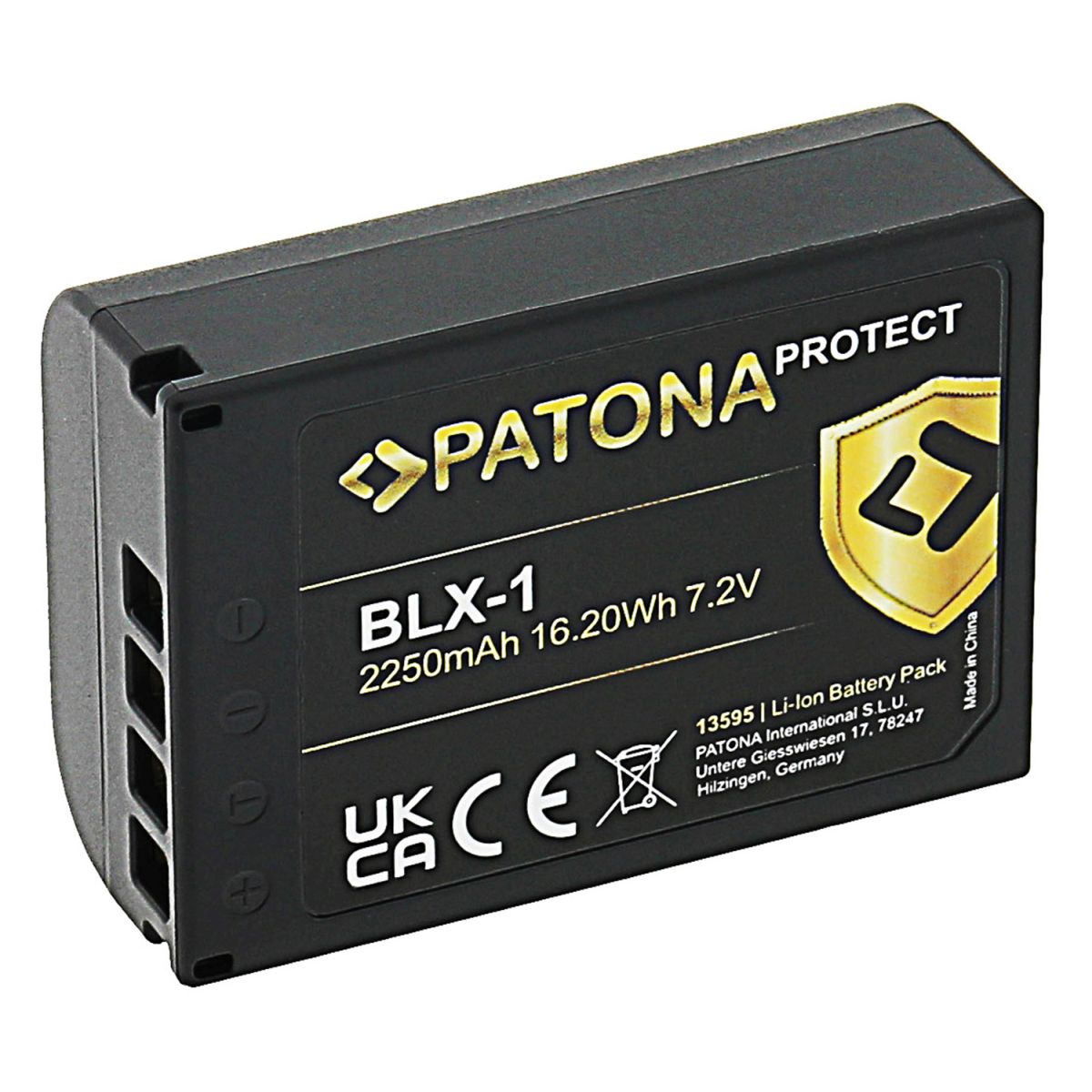 Patona Protect Akku f. Olympus BLX-1 OM-1